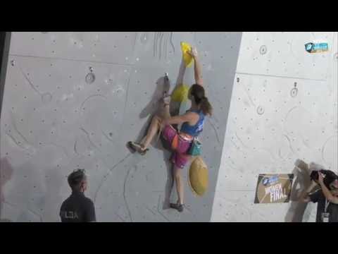 IFSC Climbing World Cup Arco 2016   Lead   Finals   Women   Ana Verhdeven mp4