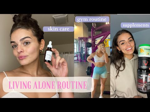 FITNESS VLOG! My gym routine at night! (supplements + skincare + workout motivation)