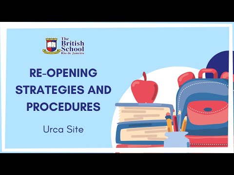 TBSRJ 2020 Urca Site Re-opening Strategies and Procedures