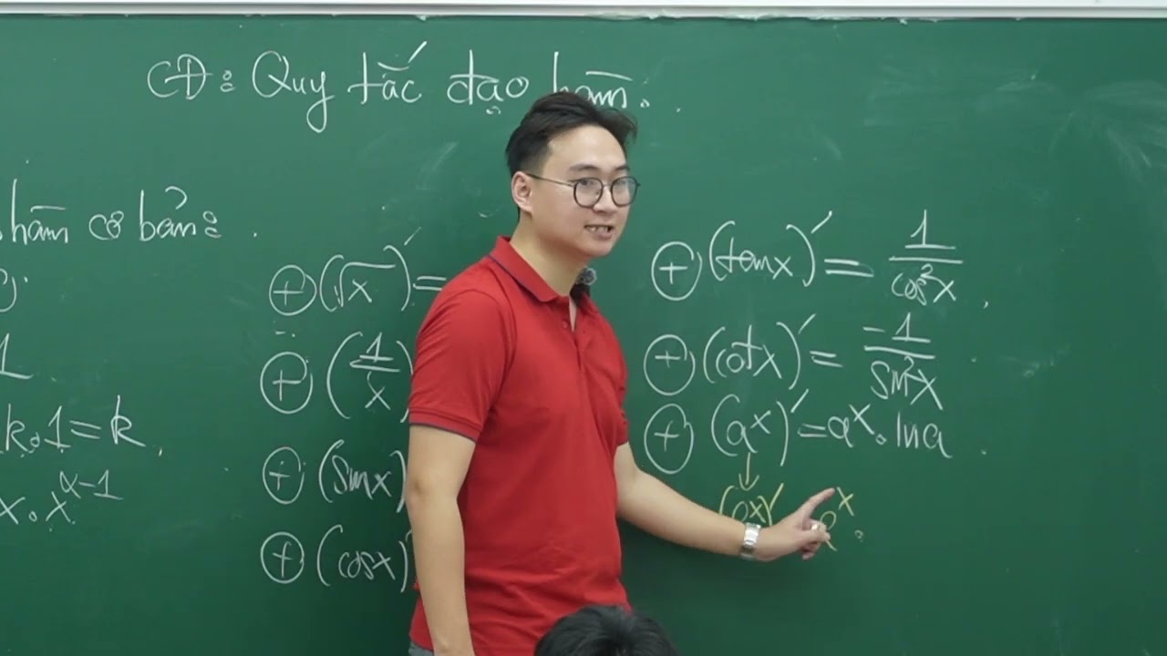 QUY TẮC ĐẠO HÀM (ĐẠO HÀM BẰNG CÔNG THỨC)