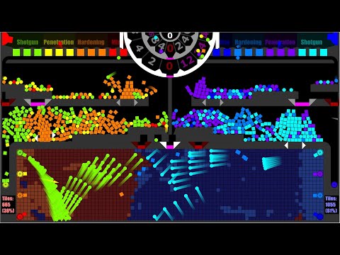 Pusher x Territory Wars - in Algodoo