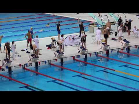 Tommy L4 16yrs 100m Breaststroke | Middlesex County Championships 2017 | Gold Medal - 1:08.87