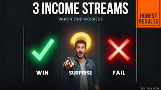 Built 3 Income Streams Using AI Which One Worked
