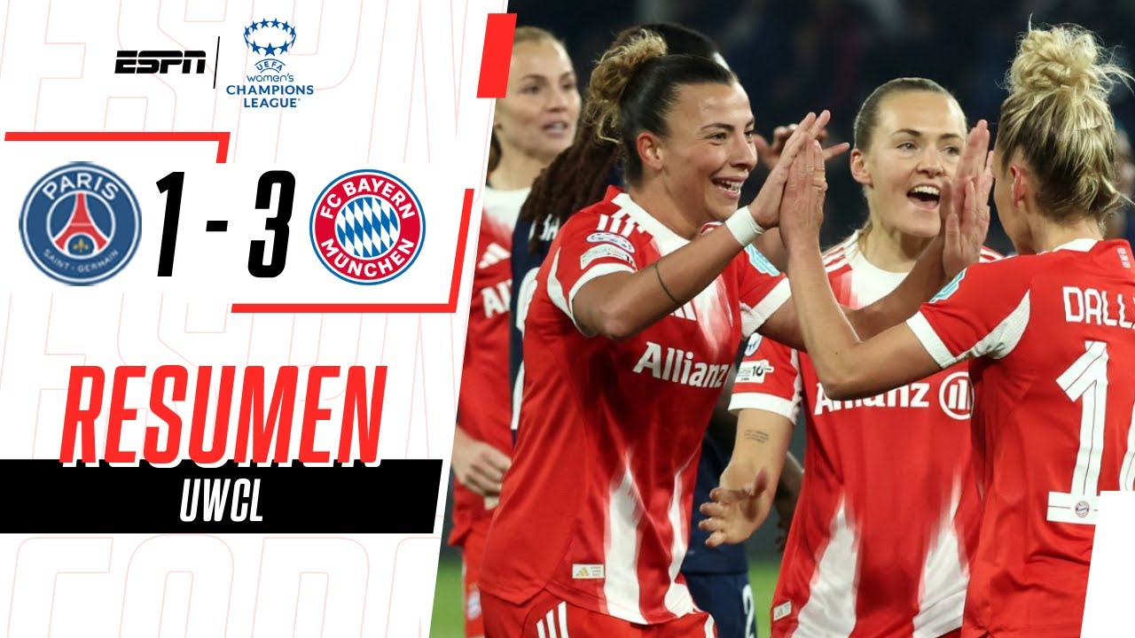 EL BAYERN SE LLEVÓ UN TRIUNFAZO IMPORTANTE ANTE EL PSG EN PARIS | PSG 1-3 Bayern | RESUMEN