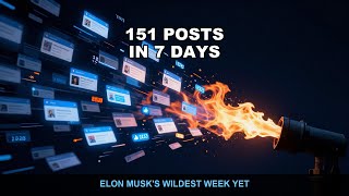 Elon Musk's Wildest Week: 151 Posts in 7 Days (May 24-31)