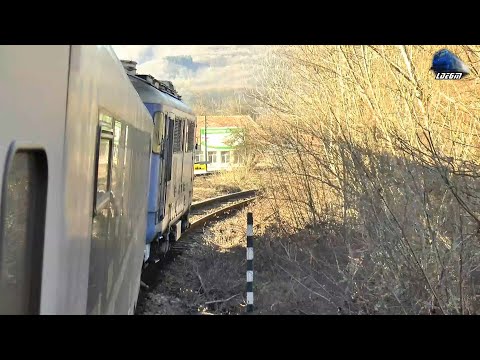 Călătorie Râmnicu Vâlcea-Călimănești Train Ride @R2063 Râmnicu Vâlcea-Sibiu - 03 March 2021