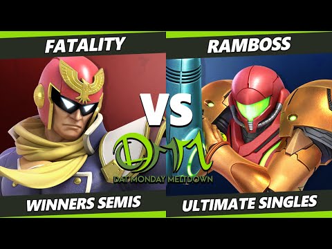 DAT Monday Meltdown 237 Winners Semis - RAMBOSS (Samus) Vs. Fatality (Captain Falcon) SSBU Ultimate