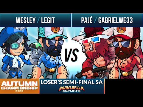Wesley & Legit vs Pajé & Gabrielwe33 - Loser's Semi-Final - Autumn Championships 2020 - 2v2 SA
