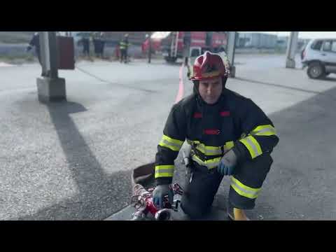 FHN Sumqayıtda yanğın-taktiki təlim keçirib