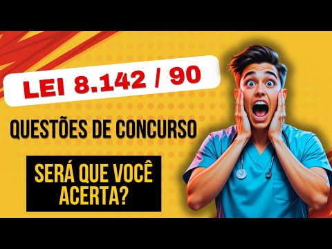 Law 8142/90 in Questions Appears in ALL Nursing Exams and Public Service Exams and SUS.