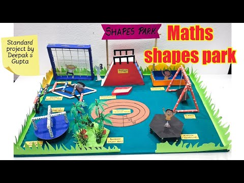 Geometrical shapes park maths model #shapes #geometricalshapes #mathstlm #mathsmodel #tlmideas #tlm