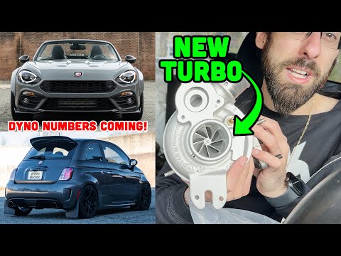 New Abarth Upgraded Turbo Unboxing & DYNO DAY TOMORROW!