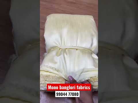 Plain Mono Banglori Fabrics