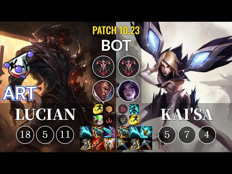 RJ Art Lucian vs Kai'Sa Bot - KR Patch 10.23