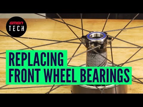 How To Change The Bearings In Your Mountain Bikes Front Wheel | MTB Maintenance