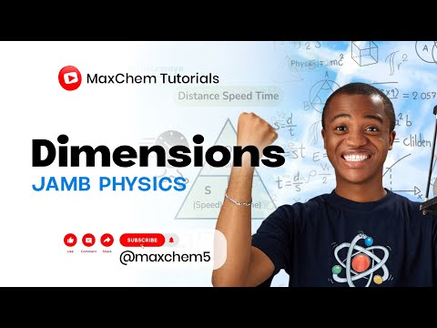 Dimensions And Dimensional Analysis Broken Down ( JAMB PHYSICS )