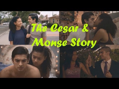 The Cesar and Monse story from On my Block (Seasons 1 and 2)