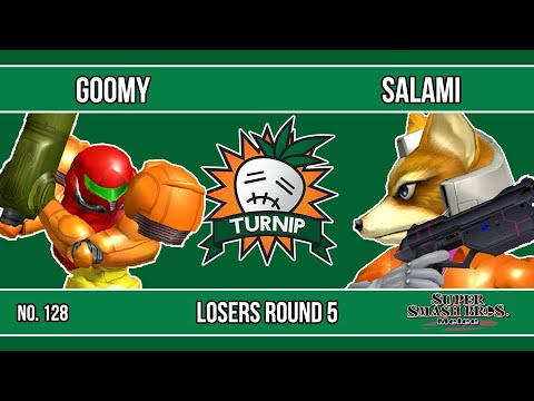 Turnip #128 - Goomy (Samus) VS salami (Fox) - SSBM - Losers Round 5