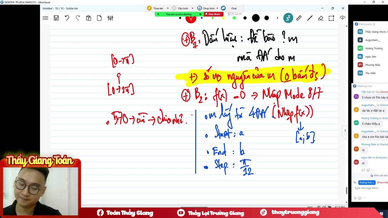 TÌM M ĐỂ CÓ PT LƯỢNG GIÁC CÓ NGHIỆM, VÔ NGHIỆM PHẦN 2
