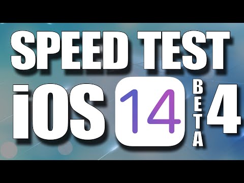 Speed Test iOS 14 Beta 4 vs iOS 13.6 (iOS 14 Public Beta 4)