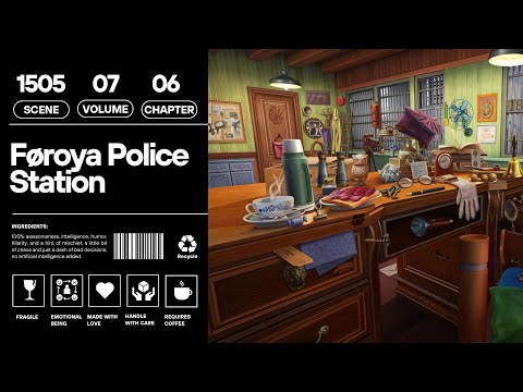 June's Journey Scene 1505 | Vol 7 Ch 6 | Føroya Police Station | Full Mastered Scene | 4K