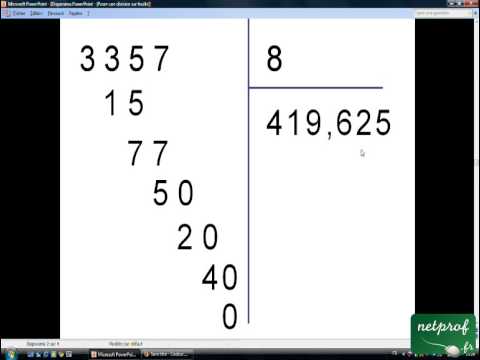 comment poser et effectuer une multiplication