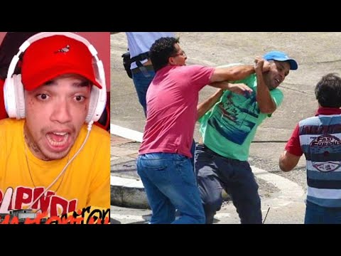 Gabriel reagindo a BRIGAS DE RUA - Aleatoriamente React