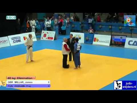Judo 2012 World Cup Oberwart: Millar (GBR) - Dhouibi (TUN) [-60kg]