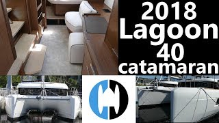 Walkthrough of the new Lagoon 40 catamaran