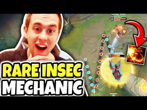 THE RAREST INSEC PLAY PULLED OFF IN A GAME! HIDDEN LEE SIN MECHANICS! - League of Legends