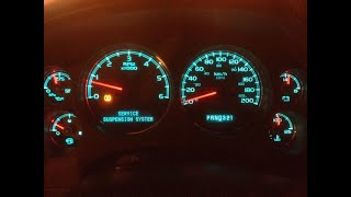 Denali Service Suspension Error - Magnetic Ride Control Diag
