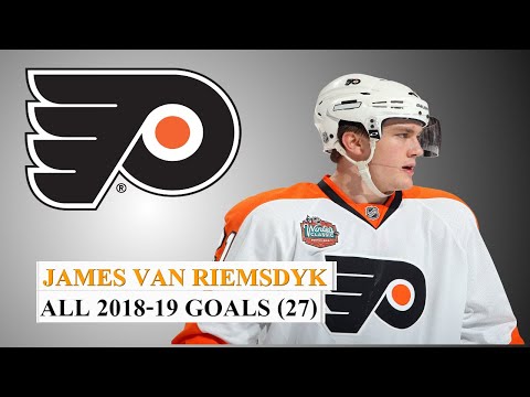 James Van Riemsdyk (#25) All 27 Goals of the 2018-19 NHL Season