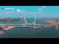 The World Biggest Shaftless Ferris Wheel Lighting By 50mm LED Pixel Dot