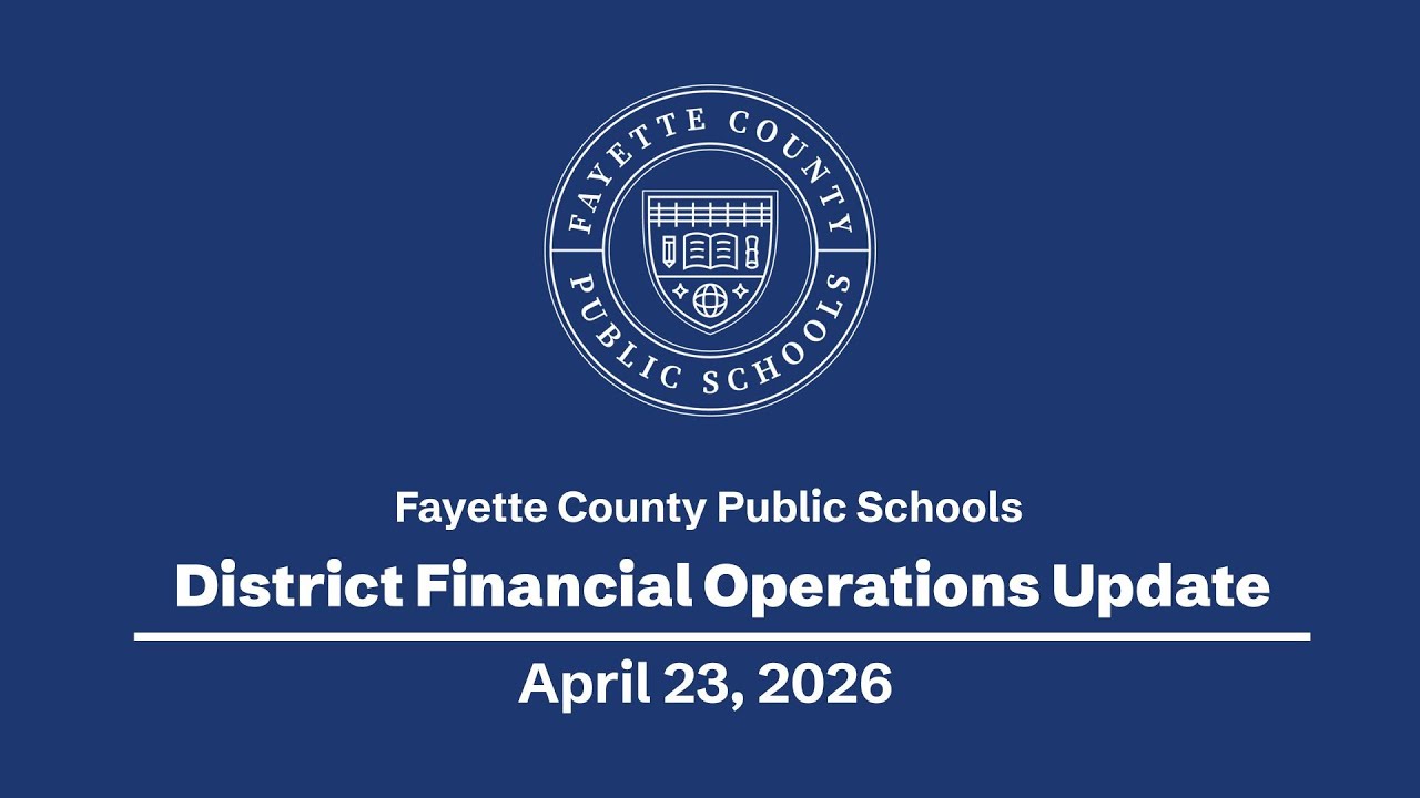 FCPS Update: District Financial Operations