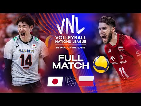 🇯🇵 JPN vs. 🇵🇱 POL - Legendary Full Match | Semifinals | Men's VNL 2023