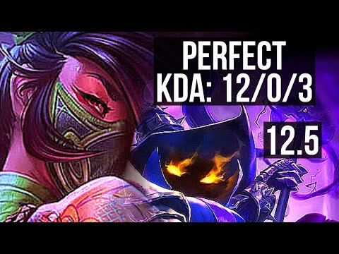 AKALI vs VEIGAR (MID) | 12/0/3, Legendary, 500+ games | EUW Challenger | 12.5