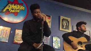 Khalid performing Shot Down Acoustic LIVE