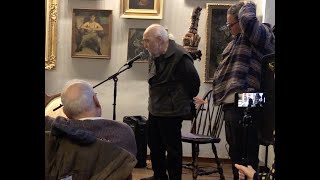 Jerome Rothenberg performs several poems at his 90th birthday celebration, 12/12/21, NY.