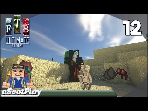 FTB Ultimate Reloaded w/ cScot : Ep 12 –Tech Reborn Nanosaber and IC2 Metal Former