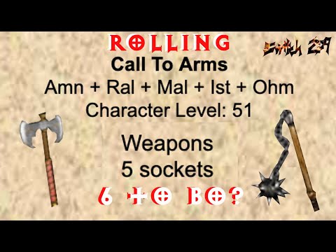 Diablo 2 - Rolling CTA Runeword: How Hard Is It To Get 6 BO?