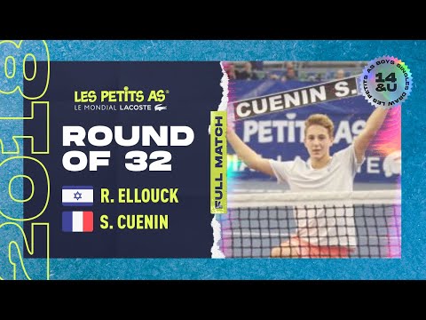 Les Petits As 2018 | Boys Round of 32 | Ron Ellouck vs. Sean Cuenin