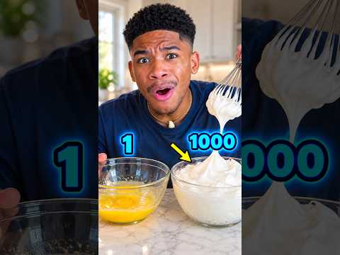 He WHISKED an EGG 1,000 TIMES🍳😱#reaction #shortsfeed #youtubeshorts #cringe #comedy #funny