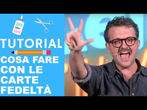 Cosa fare con le Carte Fedeltà - Tutorial | Vincenzo Albano a Zelig Time 2019