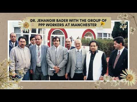 Golden Memories - Dr. Jehangir Bader with the group of PPP workers at Manchester