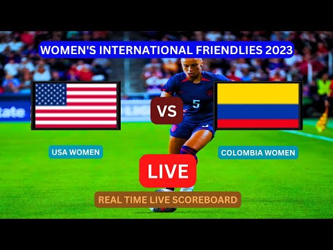 USA Vs Colombia LIVE Score UPDATE Today Women's International Friendlies Soccer Football Oct 26 2023