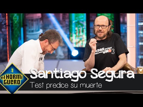 Santiago Segura revela el test que predecirá su muerte: "Voy a bajar el ritmo" - El Hormiguero