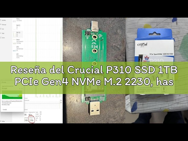 Vídeo relacionado con Crucial P310 SSD 1TB PCIe Gen4 NVMe M.2 2280, Disco Interno, hasta 7.100 MB/s, Compatible con Ordenador Portátil y de Sobremesa & Consolas de Juegos Portátiles - CT1000P310SSD801
