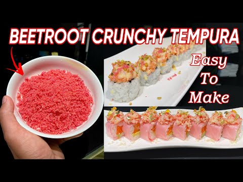 TEMPURA CRUNCHY DE BETERRABA PARA SUSHI