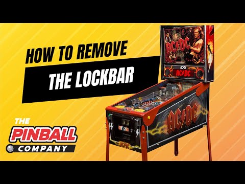 Pinball 101 #23 - How To Remove the Lockbar - Traditional Latch System