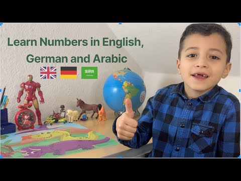 Learn Numbers in three languages| Learn with Ehab